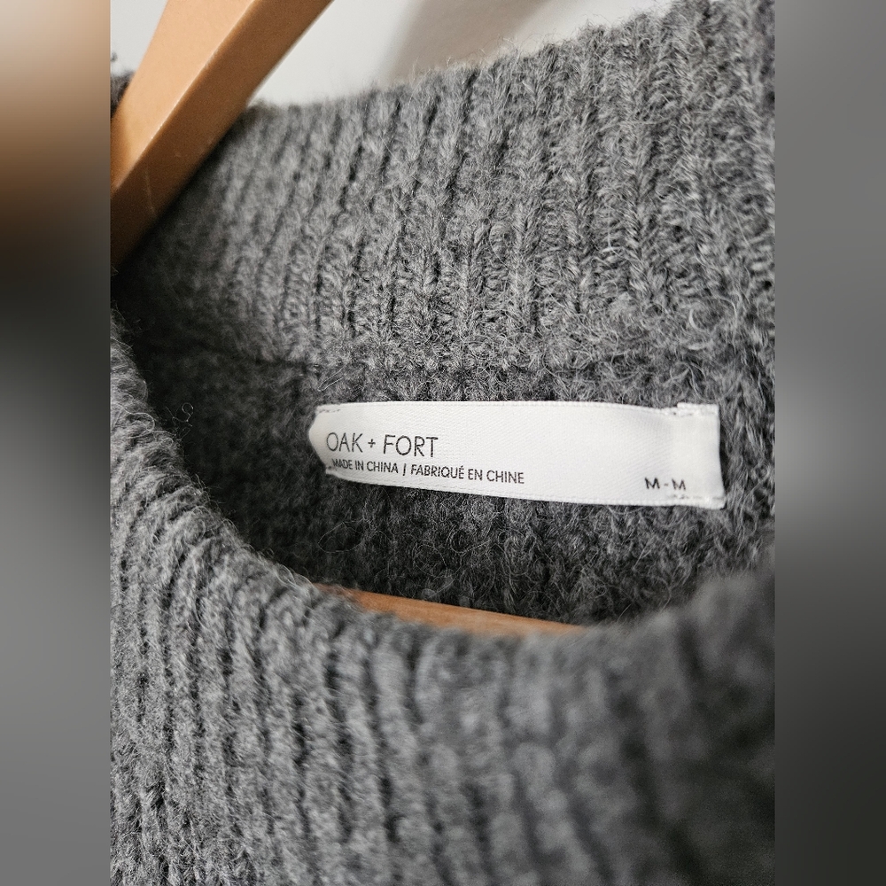 Oak + Fort Cropped Sweater Size M - Picture 9 of 12